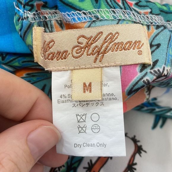 Mara Hoffman M Mirage Palm Halter Tie Maxi Midi Dress - Picture 6 of 6